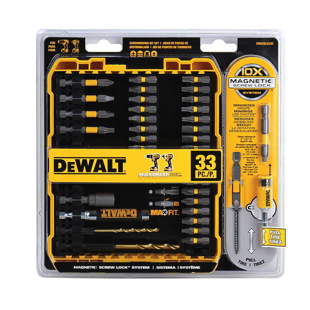 33-Piece MAX Fit Screwdriving Bit Set