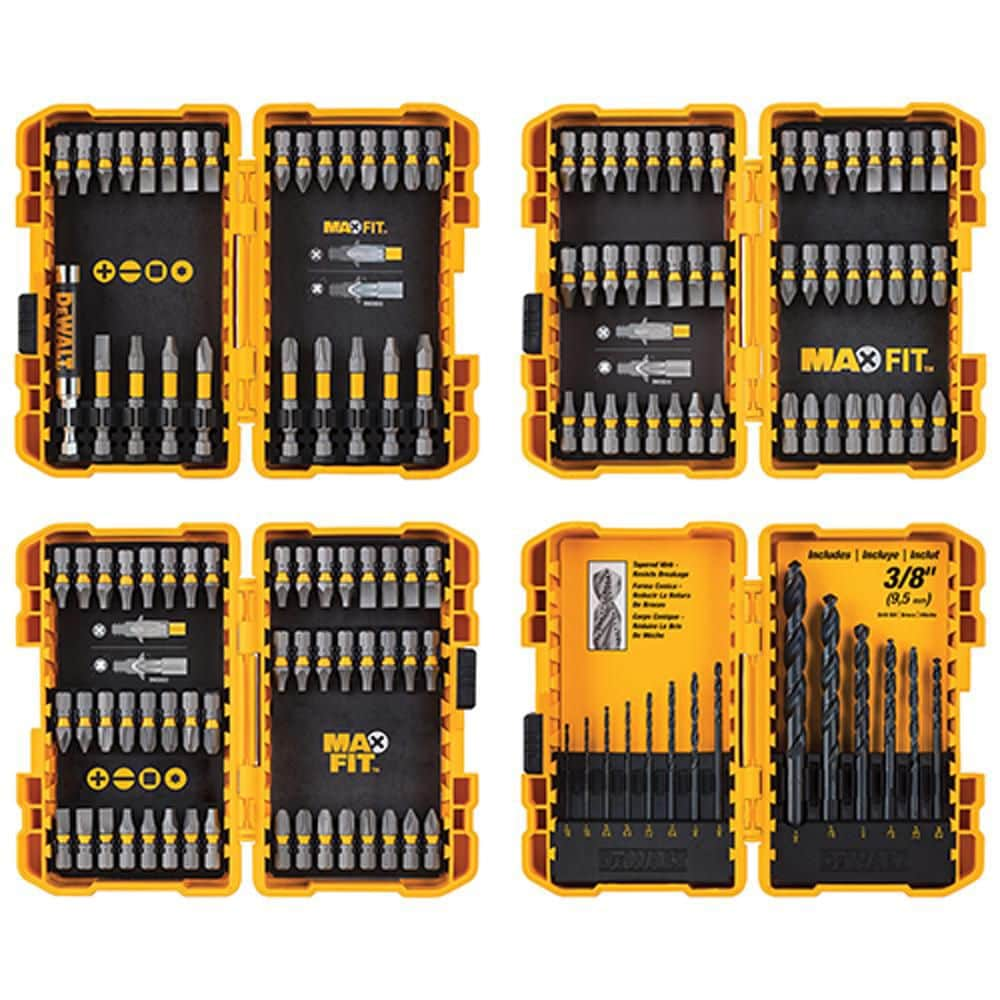 MAXFIT Screwdriving and Drill Bit Set (136-Piece)