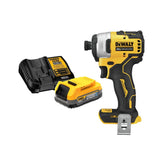 MAX ATOMIC 20-Volt Brushless 1/4-inch Impact Driver Kit with 1.7Ah Battery and Charger