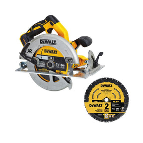 MAX XR 20-Volt Brushless 7.25-inch Circular Saw Kit with 2 Blades